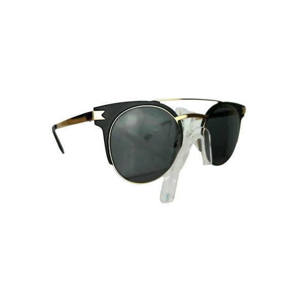 BOB SDRUNK ISOTTA (101/102) BLACK / GOLD 54-17 SUNGLASS FRAMES EYEWEAR - Picture 6 of 6